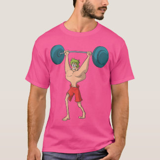 Camiseta Levantamiento del peso de la parrilla