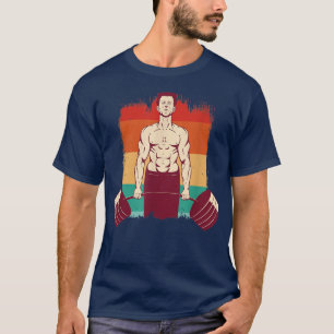 Camiseta Levantamiento del peso en el tiempo de espera del 