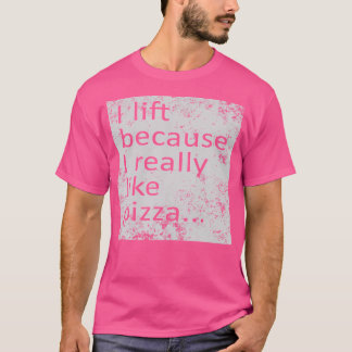 Camiseta Levantamiento divertido de peso