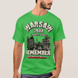 Camiseta Levantamiento en Varsovia 1944 Powstanie warszawsk