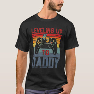 Camiseta Levantamiento Hasta Daddy Vintage Gamer Pregnancy
