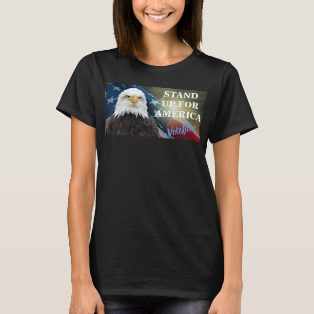 Camiseta LEVANTAMIENTO POR ESTADOS UNIDOS #VoteBlue T-Shirt (Anverso)