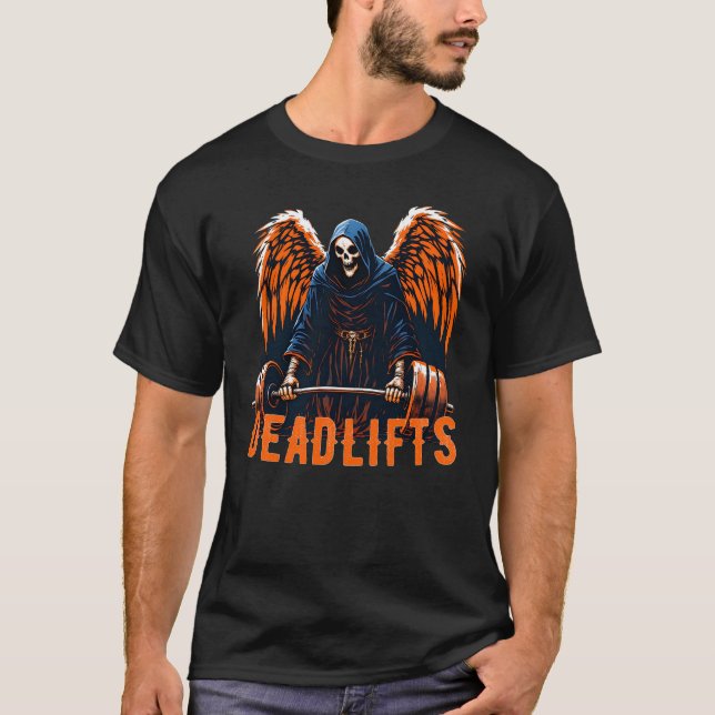Camiseta Levantamientos mortales Grim Reaper (Anverso)