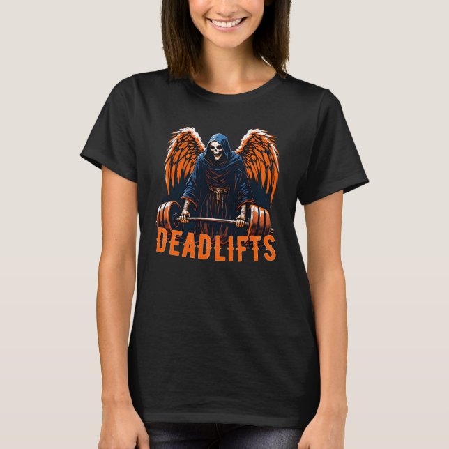 Camiseta Levantamientos mortales Grim Reaper (Anverso)