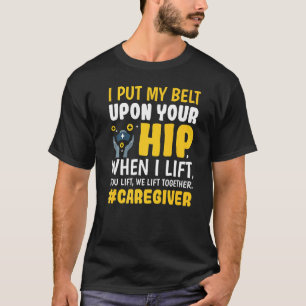 Camiseta Levantamos juntos la Enfermería de cuidado de cuid