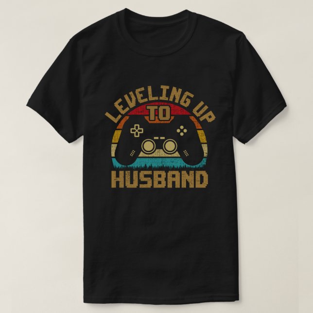 Camiseta Levantándose Al Marido Groom Para Ser Jugador De L (Diseño del anverso)
