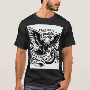 Camiseta Levantándose sobre la respiración de la serpiente