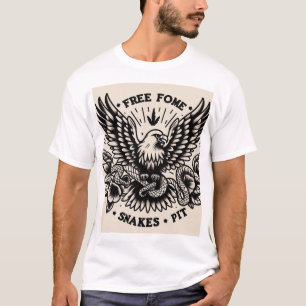 Camiseta Levantándose sobre la respiración de la serpiente