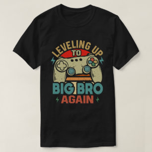 Camiseta Levantar A Big Bro De Nuevo Vintage Gamer Big Bro