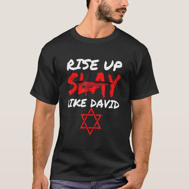 Camiseta Levantar a la espada como David Jesucristo Cristia (Anverso)