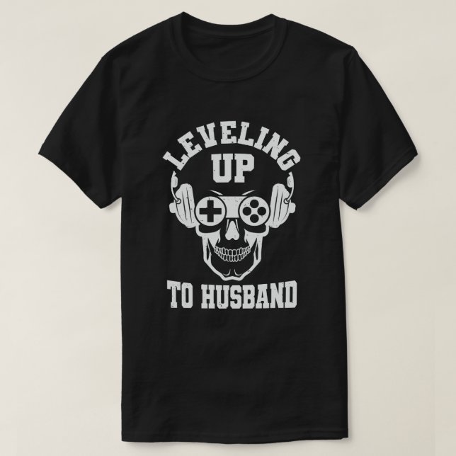 Camiseta Levantar al juego de video de Husband Groom (Diseño del anverso)