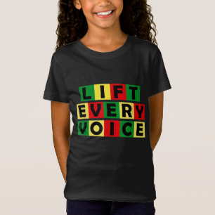 Camiseta Levantar cada voz Himno Nacional Negro Orgullo Neg