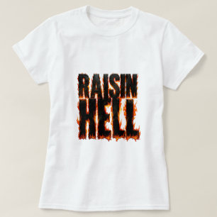 Camiseta 🍇 Levantar el Infierno Cita Divertida de Comida c