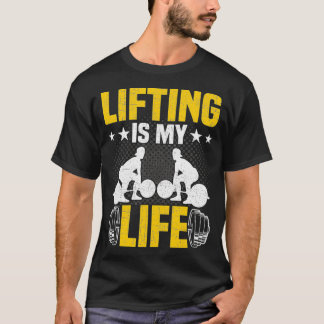 Camiseta Levantar es mi vida Construcción de cuerpos Halter