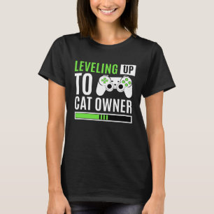 Camiseta Levantar Hasta El Propietario Del Gato Gaming Del 