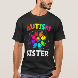 Camiseta Levantar la mano Apoyo familiar hermana Conciencia