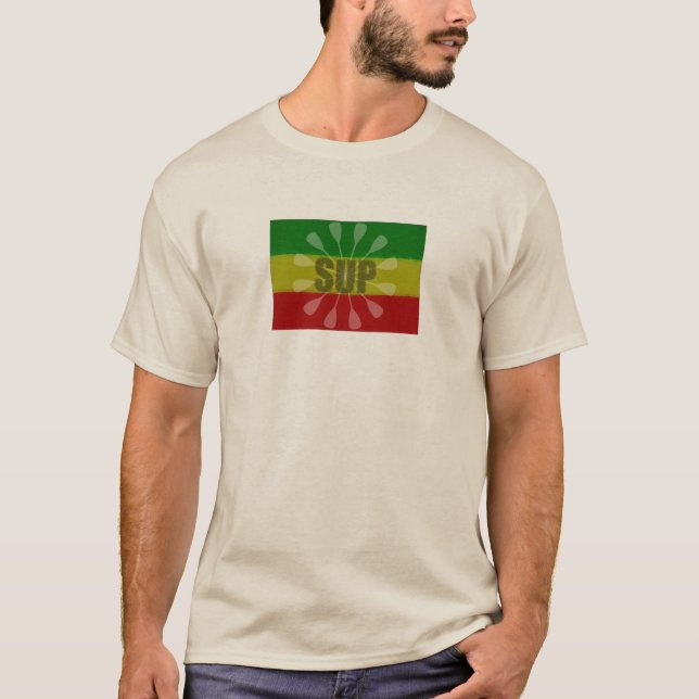 Camiseta Levantar la silla de remo, paleta de remo (Anverso)