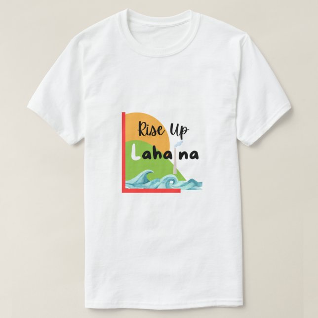 Camiseta Levantar las olas del océano del Sunrise Smokestac (Diseño del anverso)