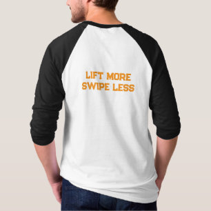 Camiseta Levantar Más Batido Menos   Gym Humor T-Shirt