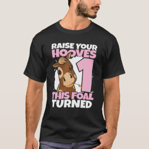 Camiseta Levantar sus cascos - Primer cumpleaños 1 año Chic