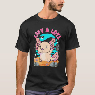 Camiseta Levantar un gimnasio de Lotl Bodybuilder Axolotl H