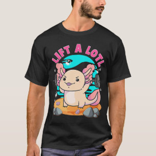 Camiseta Levantar un gimnasio de Lotl Bodybuilder Axolotl H