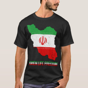 Camiseta Levantarse Con Las Mujeres De Irán Libertad De Vid