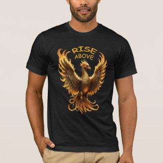 Camiseta Levantarse por encima de ave mítica de Phoenix Fir