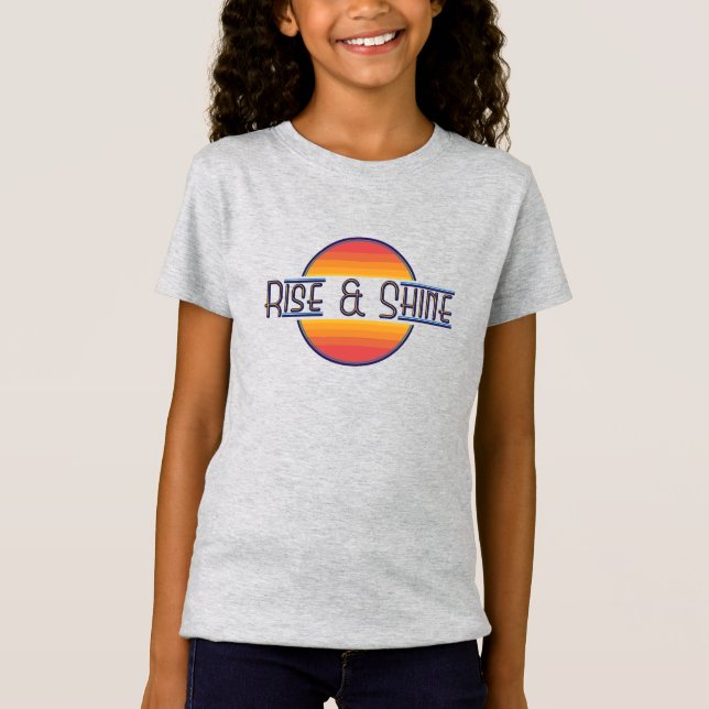 Camiseta Levantarse y brillar (Anverso)