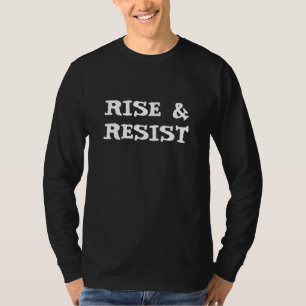 Camiseta Levantarse y resistir   Anti Donald Trump