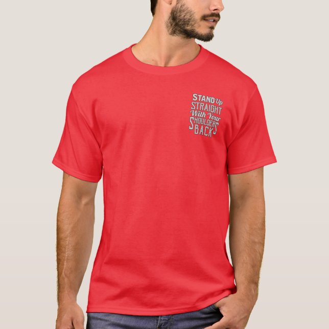 Camiseta Levántate (Anverso)