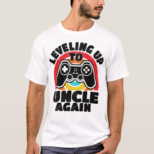 Camiseta Levántate Al Tío De Nuevo Gamer Promocionado Al Tí (Anverso)