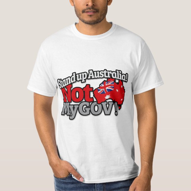Camiseta ¡Levántate Australia! (Anverso)