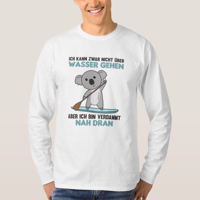 Camiseta Levántate Con El Gente Gracioso De Koala (Anverso)