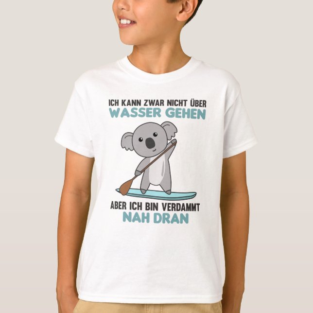 Camiseta Levántate Con El Gente Gracioso De Koala (Anverso)