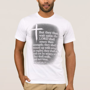 Camiseta Levántate con fuerza, camina con fe