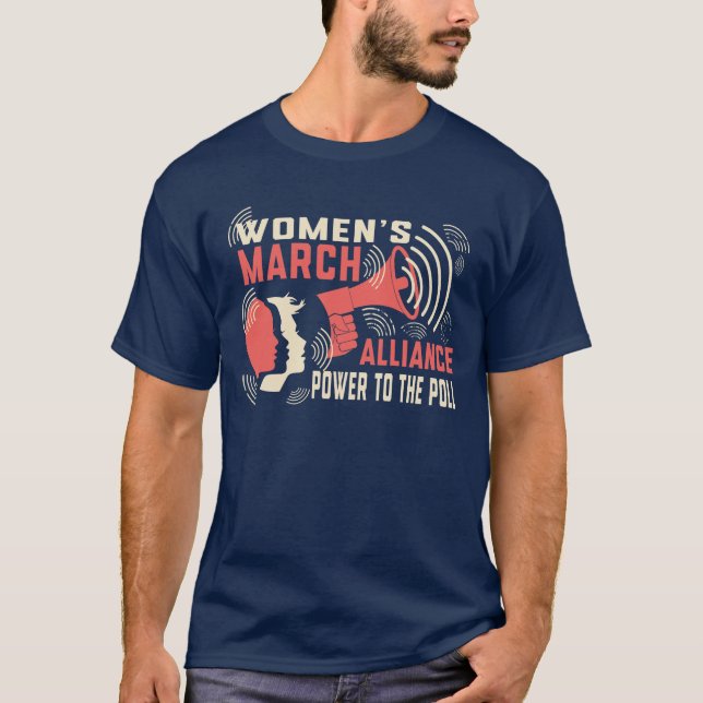 Camiseta "Levántate juntos: Mercadería de la Marcha de las  (Anverso)