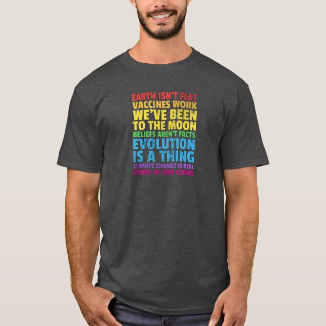 Camiseta 'Levántate Por La Ciencia' (Anverso)