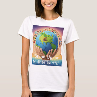 Camiseta "Levántate por la Madre Tierra".
