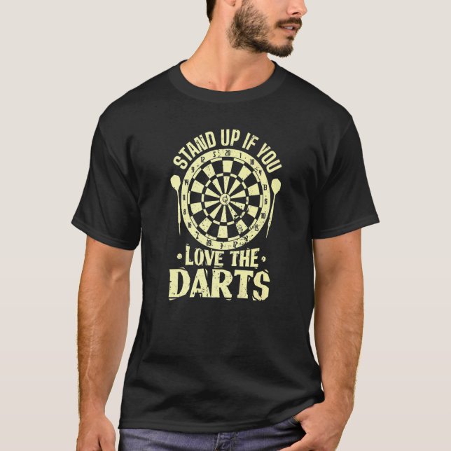 Camiseta Levántate si amas a Darts (Anverso)