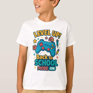 Camiseta ¡Levántate! Volver al modo escolar activado - Niño