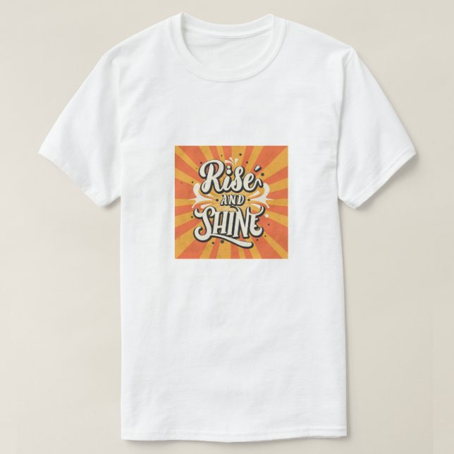 Camiseta Levántate y brilla (Diseño del anverso)