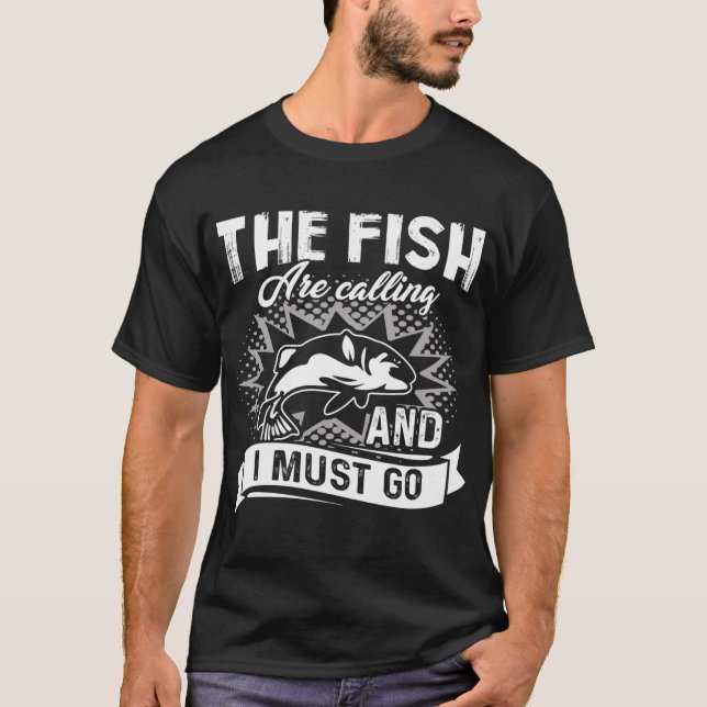 Camiseta ¡Levántate y Brilla, Es Hora de Pescar! (Anverso)