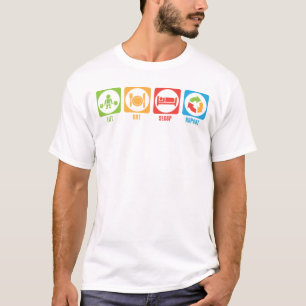 Camiseta Levante (elevador mortal), Comer, Dormir, Repetir