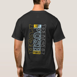 Camiseta Levante. Empujar. Poder. - Cita De Gimnasio Impuls