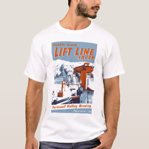Camiseta Levante la línea cerveza dorada