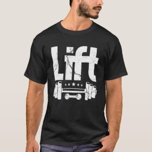 Camiseta Levante Levantamiento Gimnasio Ejercicio de entren