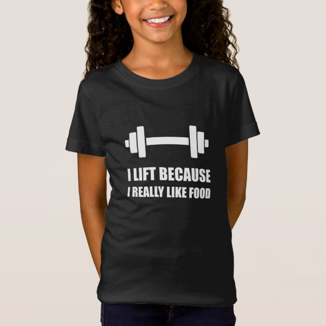 Camiseta Levante porque como cita divertida de la comida (Anverso)