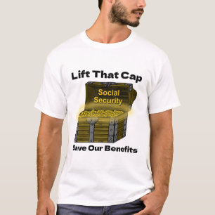 Camiseta Levanten ese límite para salvar los beneficios de