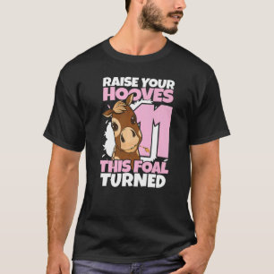 Camiseta Levanten Sus Pezuñas  Chica Cumpleaños 11 Años Cab